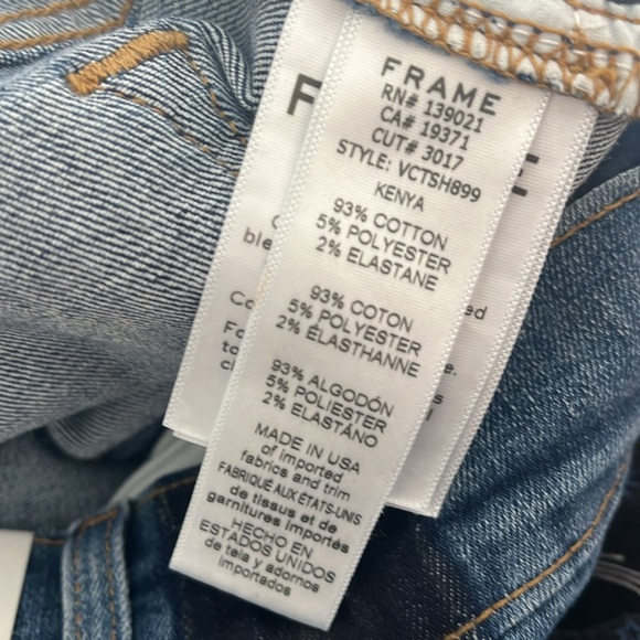 Frame Le Vintage Wide Leg Crop size 27 - Picture 8 of 8